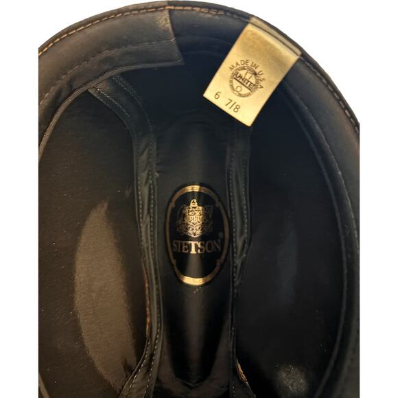 Vintage Stetson Tweed Fedora 100% WoolHat Fitted Size 6 7/8 Excellent condition - Picture 4 of 4